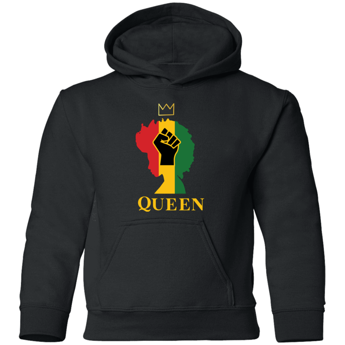 Afro African Queen Youth Hoodie