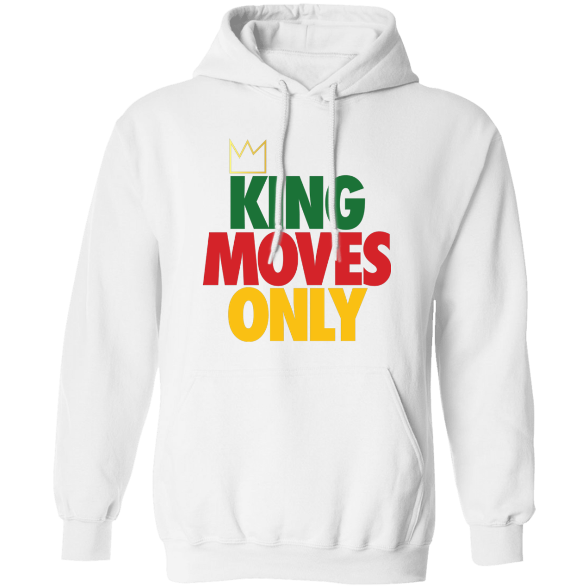 King Moves Only African Men's Hoodie