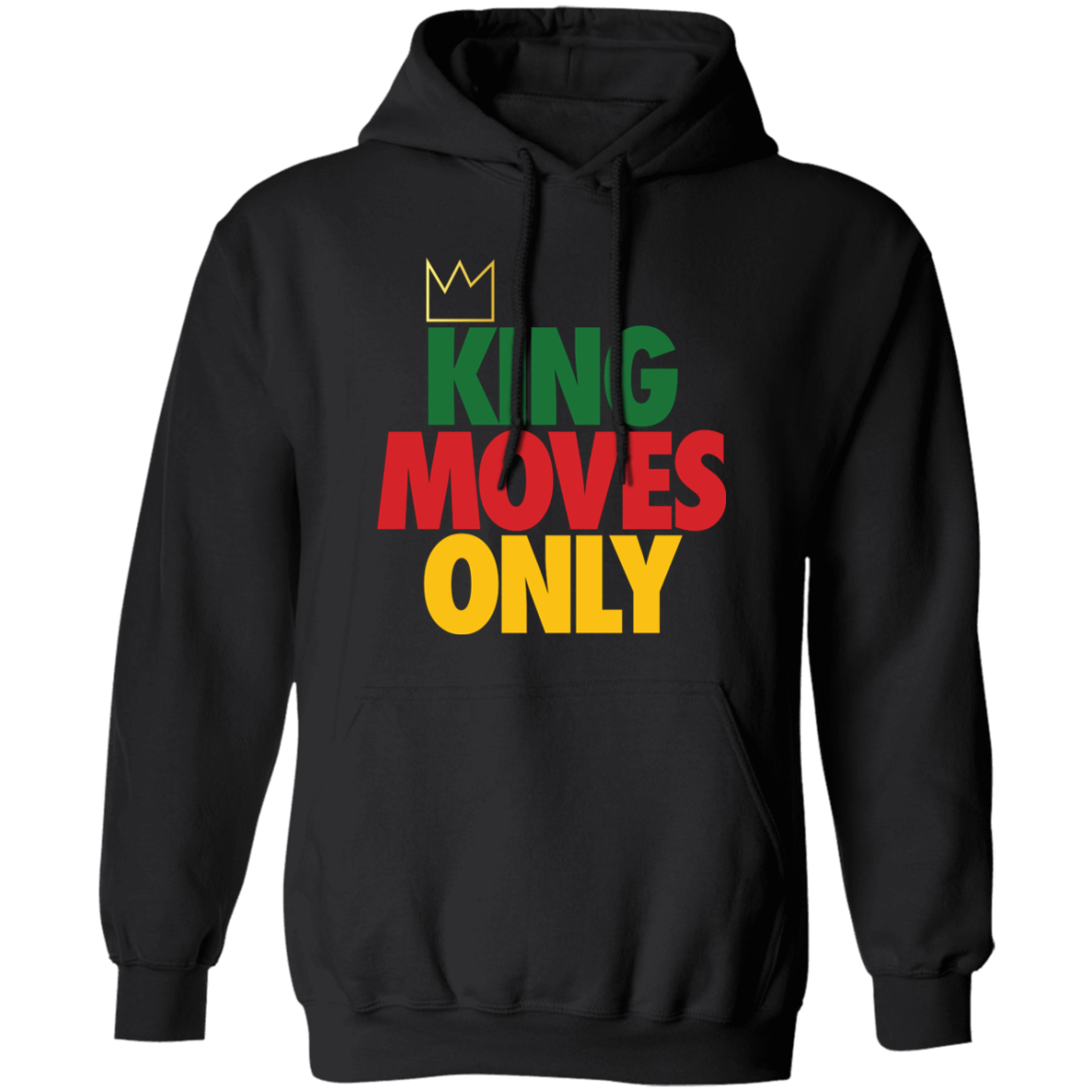 King Moves Only African Men's Hoodie