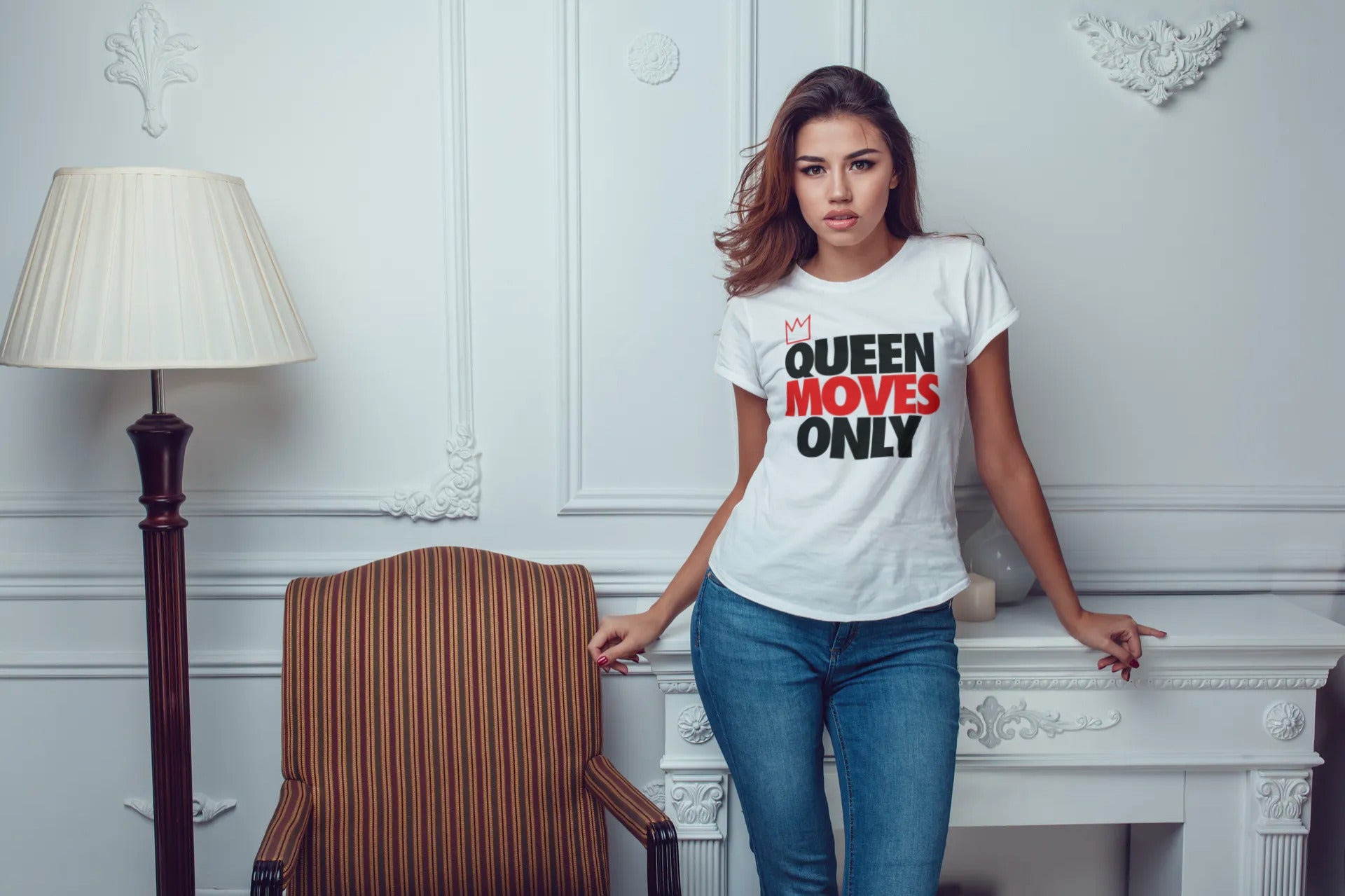 "Queen Moves Only" T-Shirt