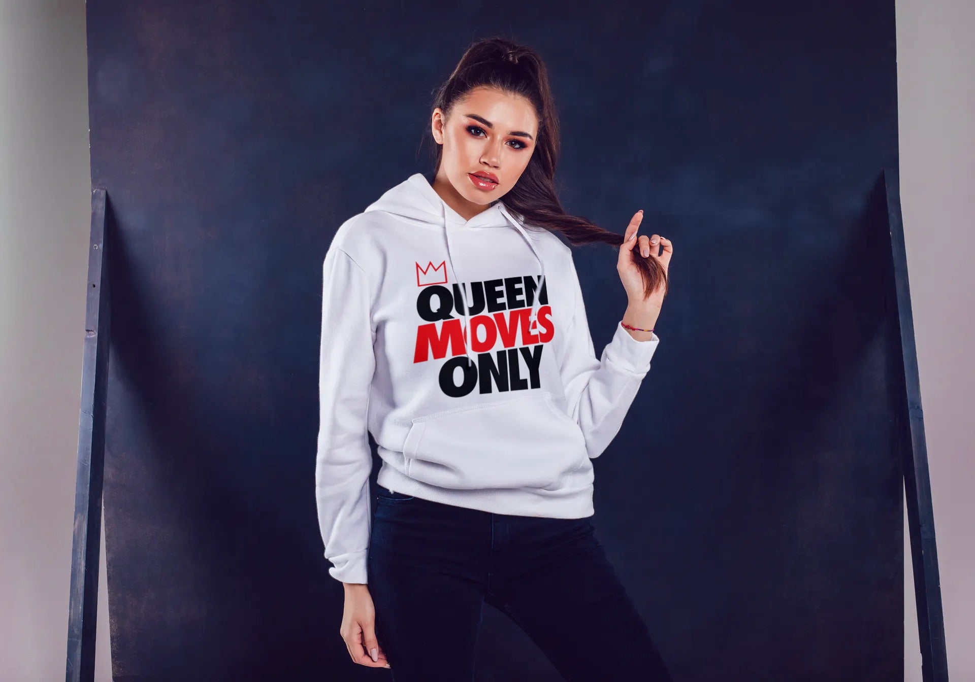 "Queen Moves Only" Hoodie