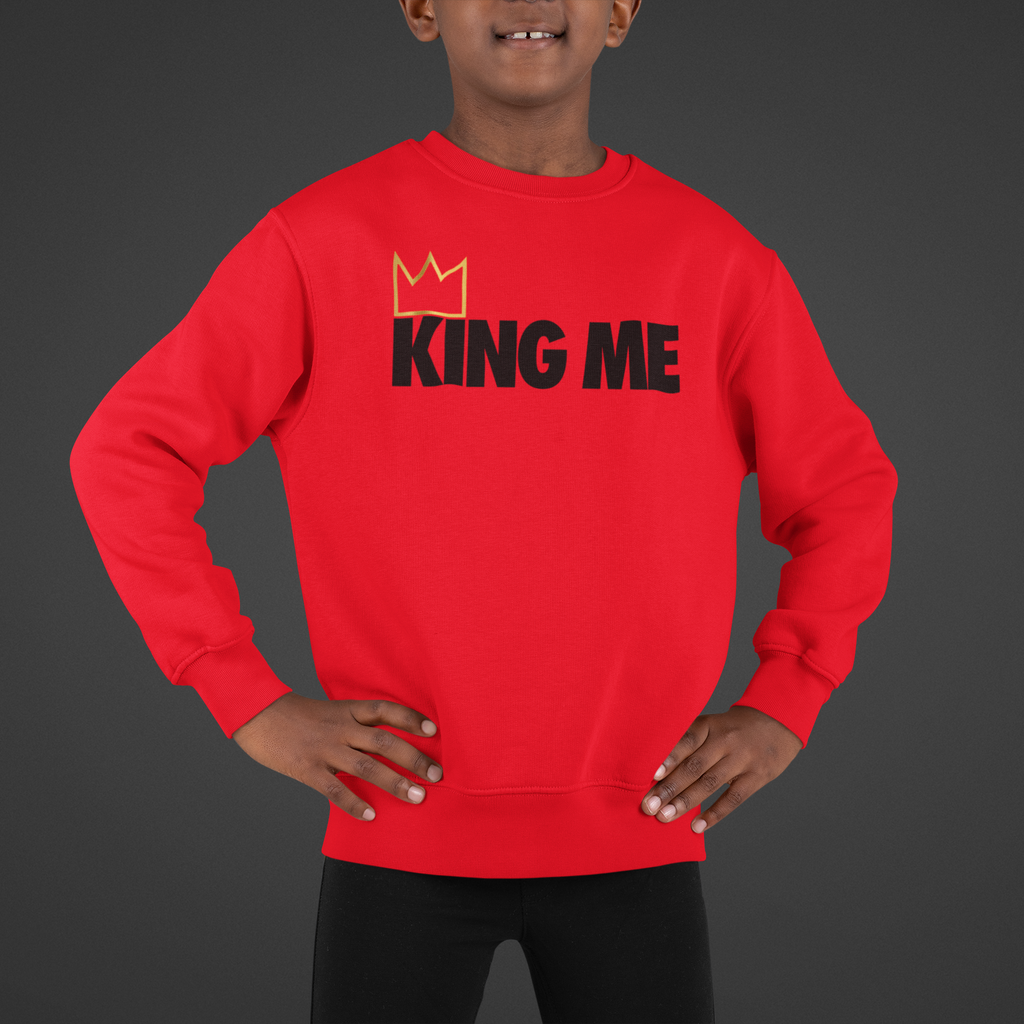 Boy's "King Me" Crewneck