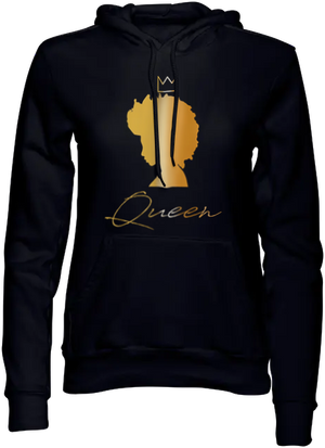 Black and gold online womens hoodie