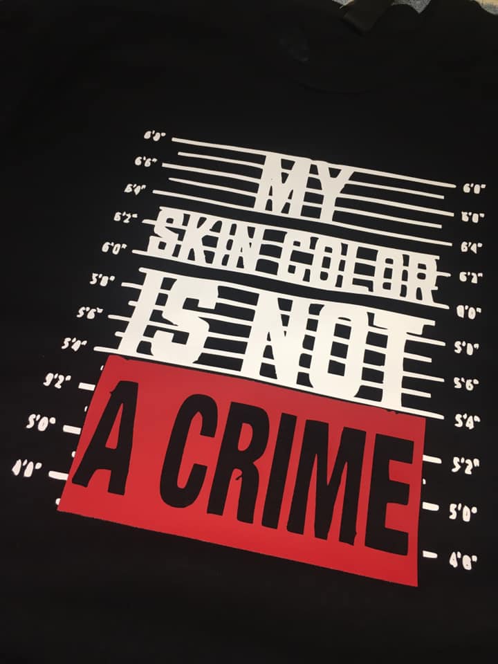 Unisex "My Skin Color is Not a Crime T-shirt"