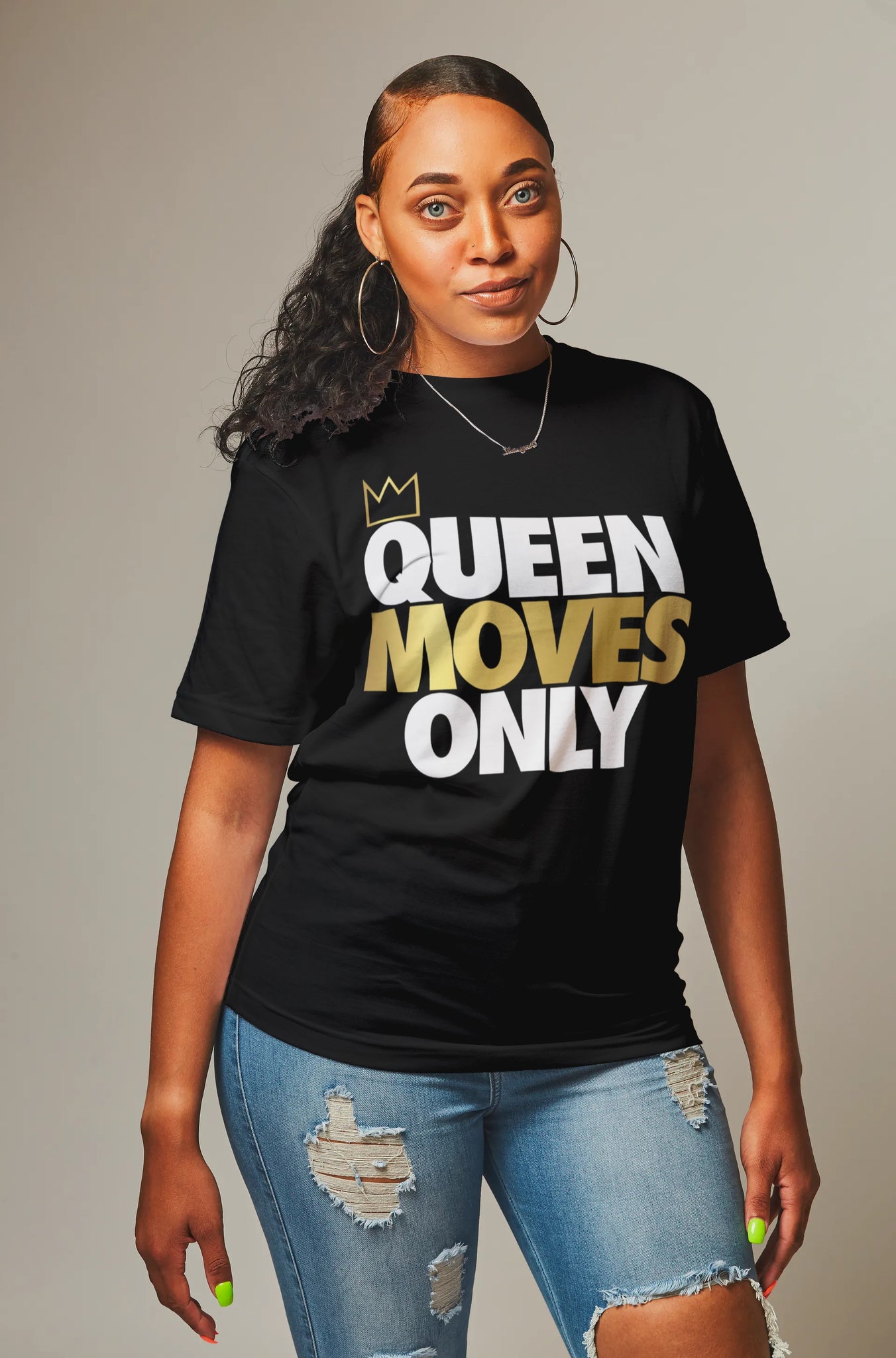 "Queen Moves Only" T-Shirt