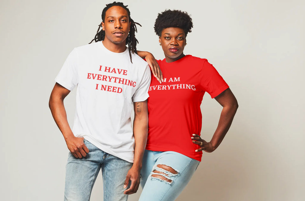 Adult Couples Tees "Everything" T-Shirt fit for couples